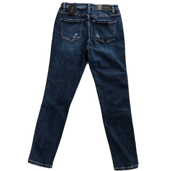 Flying Monkey Women's Blue Morrison High Rise Skinny Jeans - Picture 4 of 14